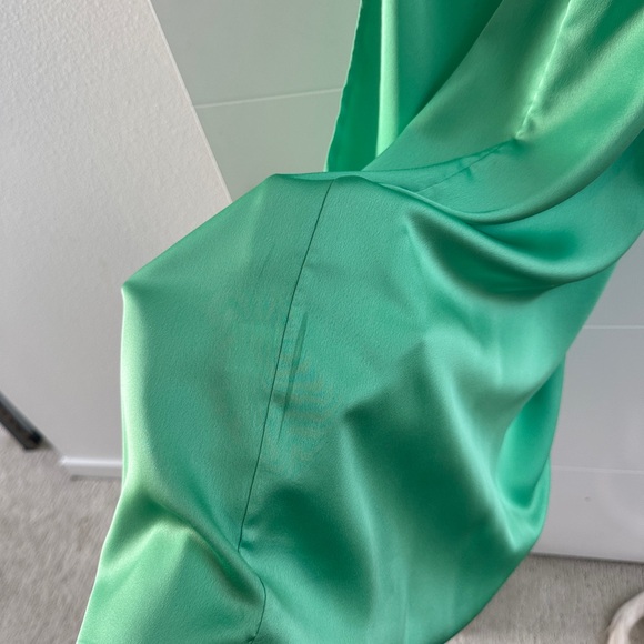 Show me your mumu Adele halter green gown dress formal wedding event party S - Picture 13 of 16